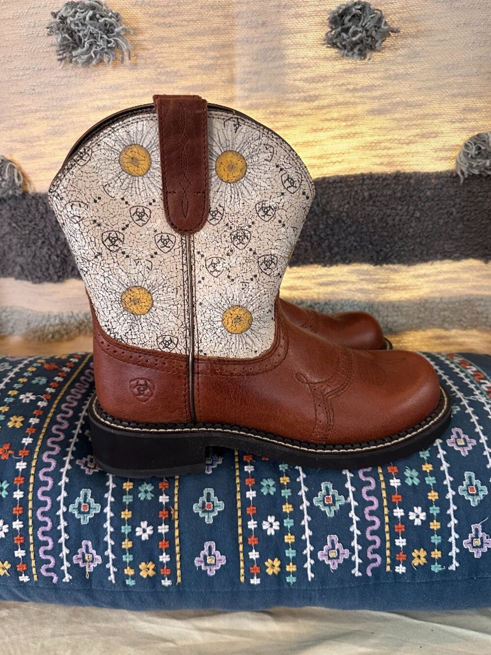 Ariat Ladies Fatbaby Heritage Farrah Autumn Leaf Western Boots - W's 7.5